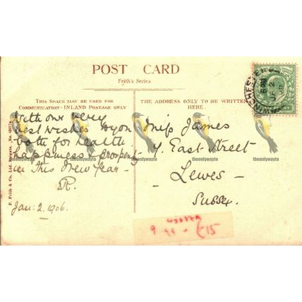 Winchester, King Alfred's Monument, Hants, Frith 43677a Postcard, 1906