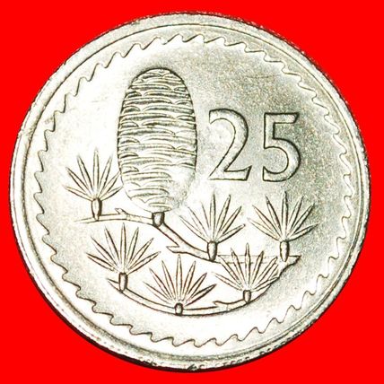 GREAT BRITAIN (1963-1982):CYPRUS★25 MILS 1980 CEDAR LEBANON★LOW START★NO RESERVE