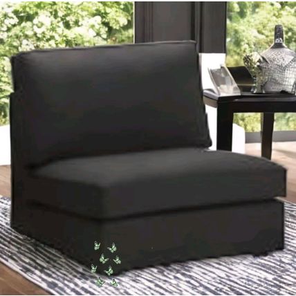 Ikea Kivik 1 (one) Seat Section Cover, Idemo Black 902.439.33 + BONUS PIECES!