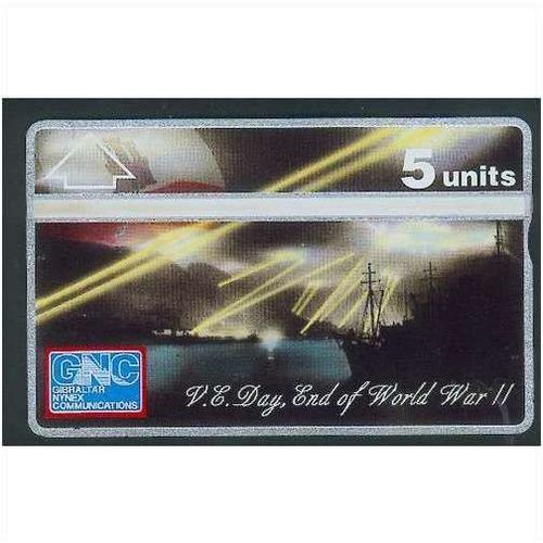 Gibraltar 45 Victory Europe Day ships mint card