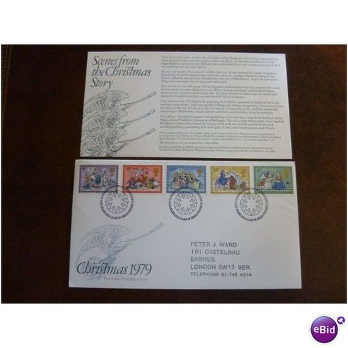 1979 GB Christmas Post Office FDC Special Bethlehem