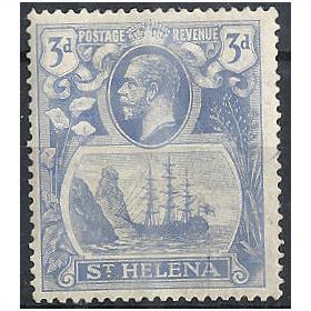 St Helena 1923 SG101 3d Bright Blue Mounted Mint .. .