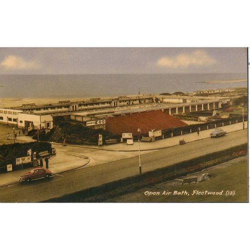 Open Air Bath, Fleetwood, Lancashire - M&L National Series - (13) c1950's