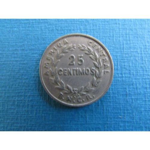 1948 COSTA RICA TWENTY FIVE CENTIMOS FREE POST. AAU