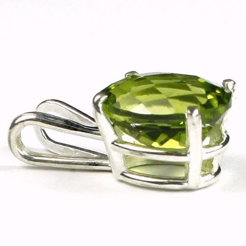 Peridot, 925 Sterling Silver Pendant, SP002