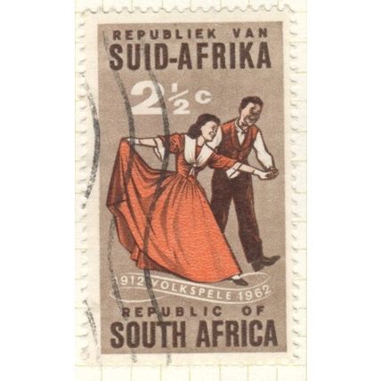 South Africa 1962 - 2½d - 50th Anniversary of Volkspele (Folk-dancing) - used