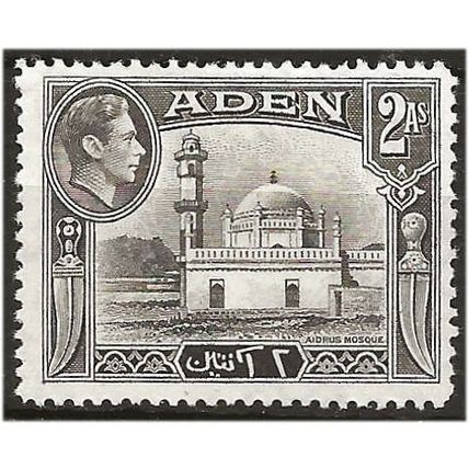 Aden 1939 SG20 2a Sepia Mounted Mint ..