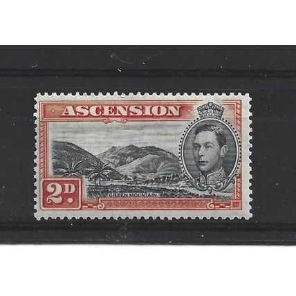 Ascension.SG41 2d Green Mountain.Perfs 13 1/2.Mounted Mint.Aug24s