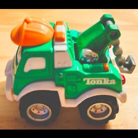 Tow Truck 3” MAISTO TONKA HASBRO Chuck and Friends Green China 2004*
