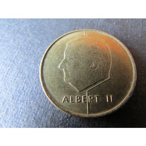 1998 BELGIUM FIVE FRANCS FRENCH TEXT FREE POST. ZB