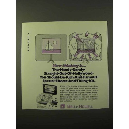 1971 Bell & Howell Special Effects Kit & 379 Camera Ad