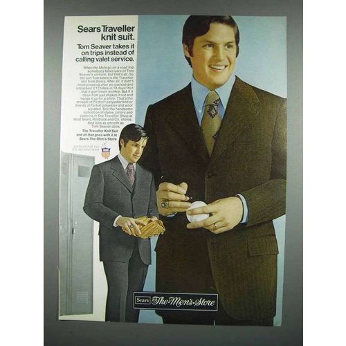 1972 Sears Traveller Knit Suit Ad - Tom Seaver