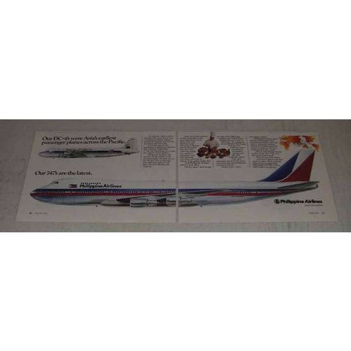 1980 Philippine Airlines Ad - Our 747's Are Latest