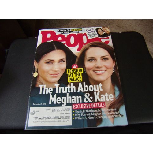 People Magazine - Meghan & Kate Cover - December 31, 2018