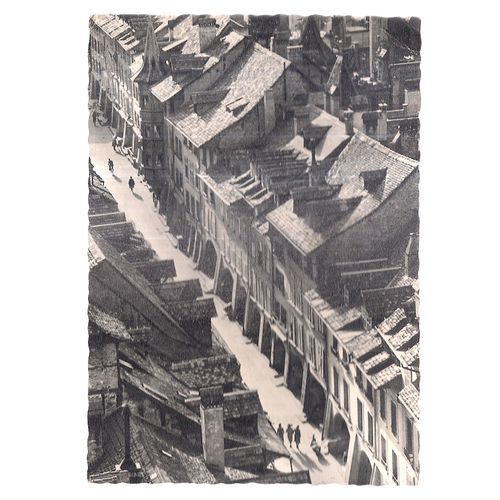 TINKER STREET, BERNE, SWITZERLAND used vintage postcard. stamp removed =