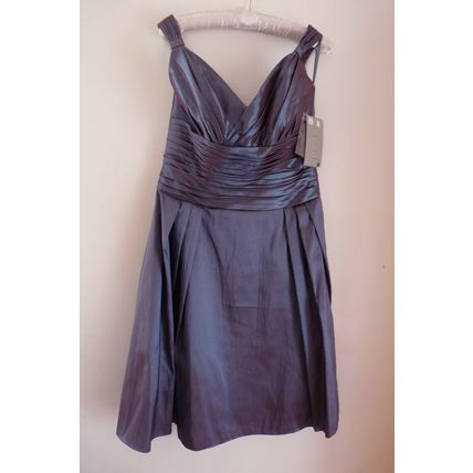 D'ZAGE TWO TONE PROM / PARTY / BRIDESMAID DRESS UK 14 W34" RET £200 BNWT