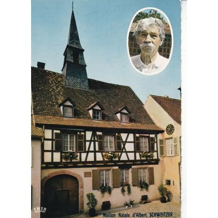 Kaysersberg Maison Albert Schweitzer France Postcard used VGC
