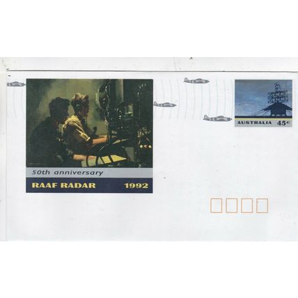 Australia 1992 RAAF Radar Unaddressed Envelope VGC