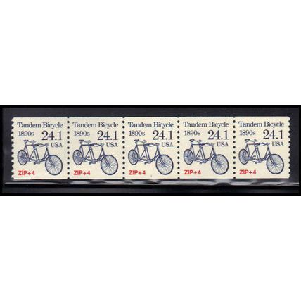 2266 24.1c Tandem Bicycle Very Fine MNH Dry Gum PNC 1/5 X1293