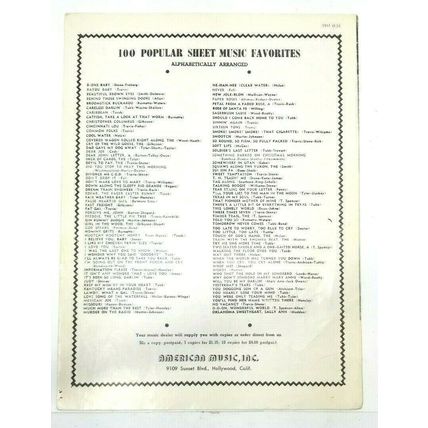 Sixteen Tons by Merle Travis 1947 Sheet Music Tennessee Ernie Ford (K10G)