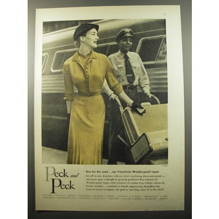 1950 Peck and Peck Dress-and-jacket Ad - photo by Tom Palumbo