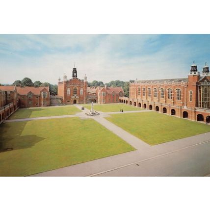 Christs Hospital London The Quadrangle Postcard
