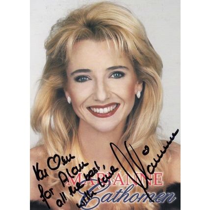 Marianne Cathomen Hand Signed Photo