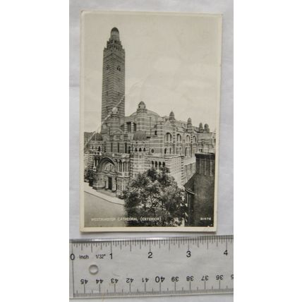 vintage postcard Westminster Cathedral ( Exterior )