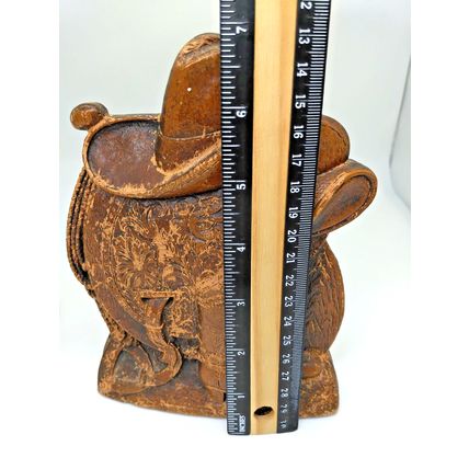 Resin Western/Cowboy Bookends - Cowboy Hat, Saddle, Boots. Whimsical, farmhouse