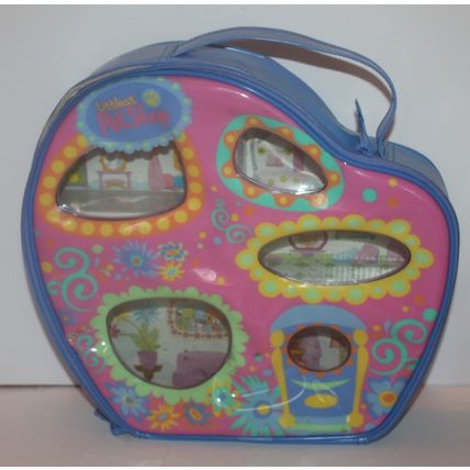 Hasbro The Littlest Pet Shop Vinyl Play House Travel Storage Carrying Case