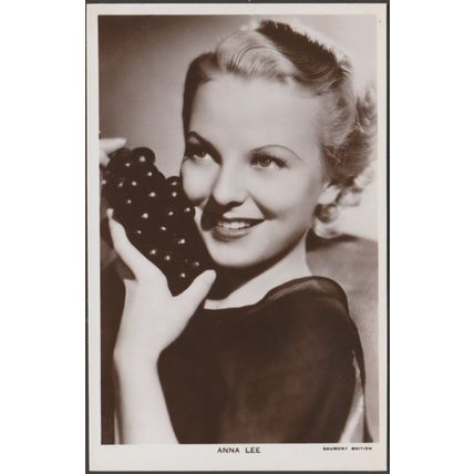 Actress Anna Lee, c.1936 - Picturegoer RP Postcard