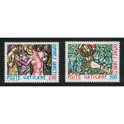 Vatican Feast of All Saints 2v 1980 MNH SG#753-754 Sc#679-680