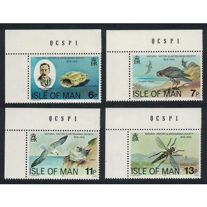 Isle of Man Falcon Fulmar Birds Natural History Society Corners 1979 MNH