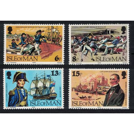Isle of Man Captain John Quilliam 4v 1979 MNH SG#159-162