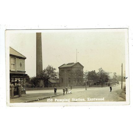 Yorkshire postcard Rotherham Pumping Station Eastwood