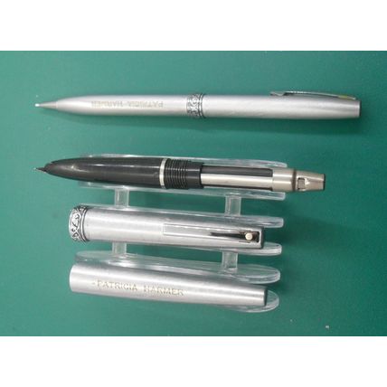 Lady Sheaffer 620 Brushed Steel With Florentine Fountain Pen & Pencil Boxed Set