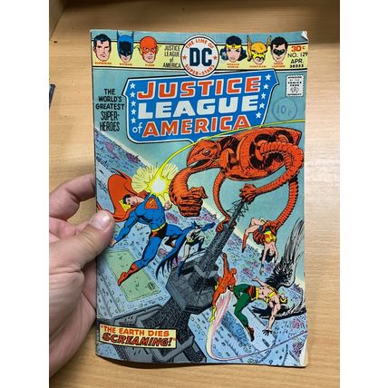 DC COMICS JUSTICE LEAGUE OF AMERICA #129 APR 1976 (VFN) COMIC (LL)