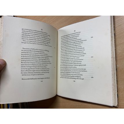 1930 ROBERT BRIDGES "THE TESTAMENT OF BEAUTY" LARGE HARDBACK BOOK (P4)