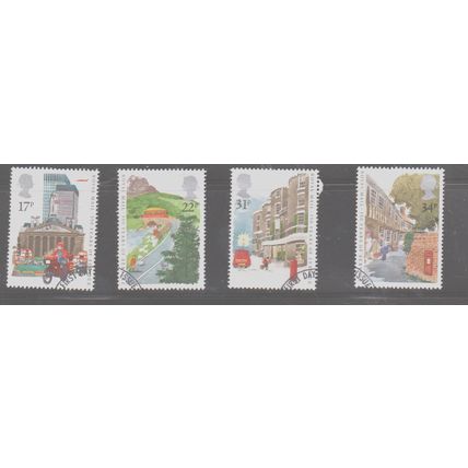 350 Years of Royal Mial Public Postal Service 1985 SG 1290-1293 used unmounted