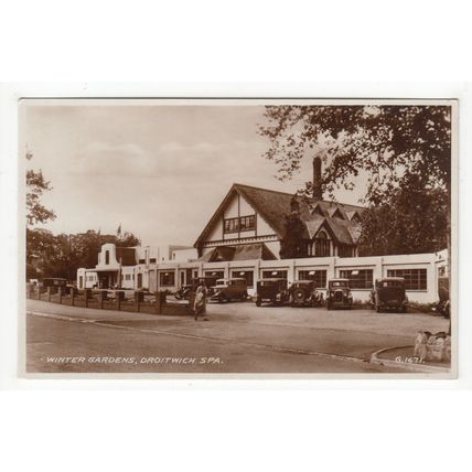 The Winter Gardens Droitwich Spa Postcard Worcestershire