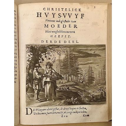 JACOB CATS. EMBLEM BOOK. HOVWELYCK 1628, 40 ENGRAVINGS
