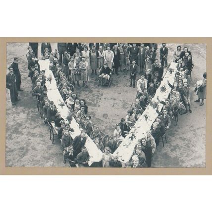 Postcard WW2 Victory Street Party Brockley South London 1945 VE Day - Nostalgia