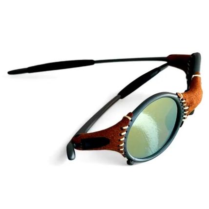 HCS Retro X-Metal Mars Sunglasses Gold Lenses
