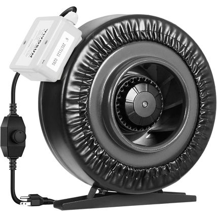 VIVOSUN Z6 6 Inch Inline Duct Fan, 440 CFM Ventilation Fan with Variable Speed C