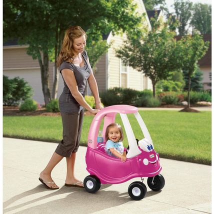 Little Tikes Princess Cozy Coupe Ride-On Toy - Toddler Car Push and Buggy Includ