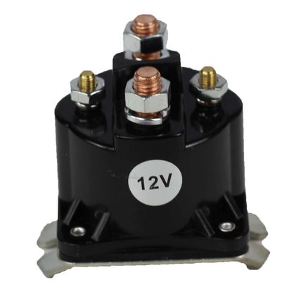 Dump Trailer Solenoid 12V 4 Terminal 100 AMP Kti Solenoid Relay Replacement for
