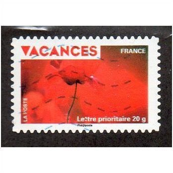 FRA 2009 (56c) 'VACANCES - POPPY' FINE USED (EBID21145)