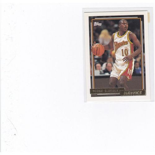 1992-93 Topps Basketball Mookie Blaylock-GOLD #268