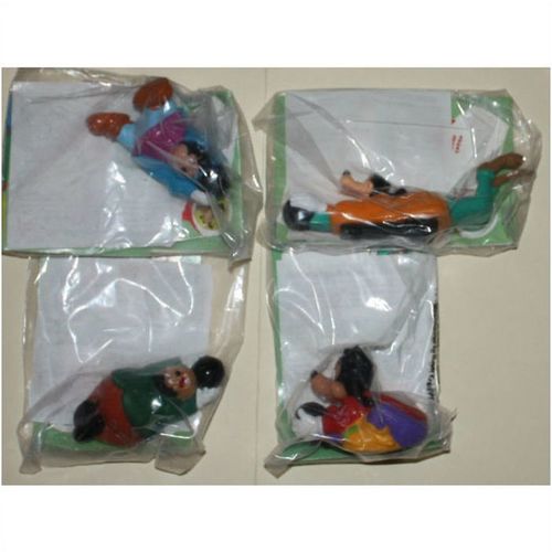 1992 Burger King Disneys Goof Troop Bowlers Set of 4 Mint in Package