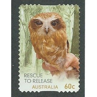 AUS 2010 60c (S/A) 'RESCUE TO RELEASE- OWL' FINE USED (EBID36-774)